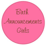 Girl Birth Announcements