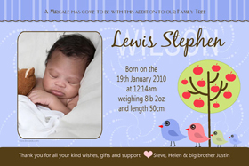 Boy Birth Announcements and Baby Thank You Photo Cards BA02-Photo cards, personalised photo cards, photocards, personalised photocards,  birth announcements, personalised birth announcements, personalised announcements, announcements, photo announcements, personalised photo announcements, announcement cards, announcement photo cards, photo announcements, photocard birth announcements, photo card birth announcements, personalised photo card birth announcement,