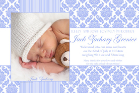 Boy Birth Announcements and Baby Thank You Photo Cards BA26-Photo cards, personalised photo cards, photocards, personalised photocards, baby cards, personalised baby cards, birth announcements, personalised birth announcements, christening invitations, personalised christening invitations, personalised invitations, personalised announcements, invitations, announcements, photo invitations, photo announcements, personalised photo invitations, personalised photo announcements, announcement cards, announcement photo cards, photo christening invitations, photo announcements, birthday invitations, personalised birthday invitations, photo birthday invitations, photocard birth announcements, photo card birth announcements, personalised photo card birth announcement, personalised photo birthday invitation, personalised invites, birth celebrations, personalised celebrations, personalised birth celebrations, baptism invitations, personalised baptism invitations, personalised photo baptism invitations, pregnancy announcements, pregnancy announcement cards,  pregnancy cards, personalised pregnancy announcements, personalised pregnancy announcement cards, personalised pregnancy cards, baby shower invitations, personalised baby shower invitations, engagement invitations, personalised engagement invitations, photo engagement invitations, personalised photo engagement invitations, engagement photo cards, save the date cards, personalised save the date cards, photo save the date cards, wedding thank-you cards, personalised wedding thank-you cards, wedding thank-you photo cards,