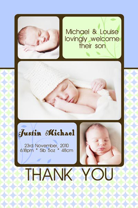 Boy Birth Announcements and Baby Thank You Photo Cards BA34-Photo cards, personalised photo cards, photocards, personalised photocards,  birth announcements, personalised birth announcements, personalised announcements, announcements, photo announcements, personalised photo announcements, announcement cards, announcement photo cards, photo announcements, photocard birth announcements, photo card birth announcements, personalised photo card birth announcement,