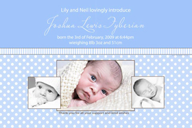 Boy Birth Announcements and Baby Thank You Photo Cards BA35-Photo cards, personalised photo cards, photocards, personalised photocards,  birth announcements, personalised birth announcements, personalised announcements, announcements, photo announcements, personalised photo announcements, announcement cards, announcement photo cards, photo announcements, photocard birth announcements, photo card birth announcements, personalised photo card birth announcement,