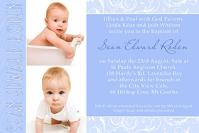 Boy Baptism, Christening and Naming Day Invitations and Thank You Photo Cards BC11-Photo cards, personalised photo cards, photocards, personalised photocards, personalised invitations, photo invitations, personalised photo invitations, invitation cards, invitation photo cards, photo invites, photocard birthday invites, photo card birth invites, personalised photo card birthday invitations, thank-you photo cards,