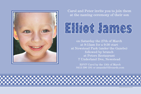 Boy Baptism, Christening and Naming Day Invitations and Thank You Photo Cards BC29-Photo cards, personalised photo cards, photocards, personalised photocards, personalised invitations, photo invitations, personalised photo invitations, invitation cards, invitation photo cards, photo invites, photocard birthday invites, photo card birth invites, personalised photo card birthday invitations, thank-you photo cards,