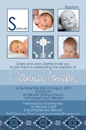 Boy Baptism, Christening and Naming Day Invitations and Thank You Photo Cards BC42-Photo cards, personalised photo cards, photocards, personalised photocards, personalised invitations, photo invitations, personalised photo invitations, invitation cards, invitation photo cards, photo invites, photocard birthday invites, photo card birth invites, personalised photo card birthday invitations, thank-you photo cards,