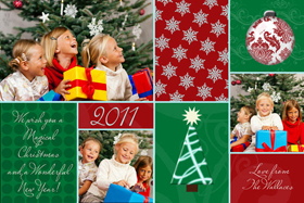 Christmas and Holiday Photo Folded Greeting Cards CC03-photo cards, holiday cards, holiday cards, christmas tree cards, santa cards, christmas time