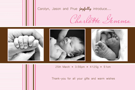 Girl Birth Announcements and Baby Thank You Photo Cards GA09-Photo cards, personalised photo cards, photocards, personalised photocards, baby cards, personalised baby cards, birth announcements, personalised birth announcements, christening invitations, personalised christening invitations, personalised invitations, personalised announcements, invitations, announcements, photo invitations, photo announcements, personalised photo invitations, personalised photo announcements, announcement cards, announcement photo cards, photo christening invitations, photo announcements, birthday invitations, personalised birthday invitations, photo birthday invitations, photocard birth announcements, photo card birth announcements, personalised photo card birth announcement, personalised photo birthday invitation, personalised invites, birth celebrations, personalised celebrations, personalised birth celebrations, baptism invitations, personalised baptism invitations, personalised photo baptism invitations, pregnancy announcements, pregnancy announcement cards,  pregnancy cards, personalised pregnancy announcements, personalised pregnancy announcement cards, personalised pregnancy cards, baby shower invitations, personalised baby shower invitations, engagement invitations, personalised engagement invitations, photo engagement invitations, personalised photo engagement invitations, engagement photo cards, save the date cards, personalised save the date cards, photo save the date cards, wedding thank-you cards, personalised wedding thank-you cards, wedding thank-you photo cards,