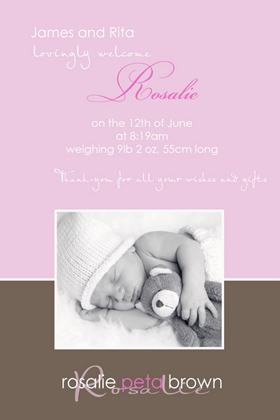 Girl Birth Announcements and Baby Thank You Photo Cards GA21-Photo cards, personalised photo cards, photocards, personalised photocards, baby cards, personalised baby cards, birth announcements, personalised birth announcements, christening invitations, personalised christening invitations, personalised invitations, personalised announcements, invitations, announcements, photo invitations, photo announcements, personalised photo invitations, personalised photo announcements, announcement cards, announcement photo cards, photo christening invitations, photo announcements, birthday invitations, personalised birthday invitations, photo birthday invitations, photocard birth announcements, photo card birth announcements, personalised photo card birth announcement, personalised photo birthday invitation, personalised invites, birth celebrations, personalised celebrations, personalised birth celebrations, baptism invitations, personalised baptism invitations, personalised photo baptism invitations, pregnancy announcements, pregnancy announcement cards,  pregnancy cards, personalised pregnancy announcements, personalised pregnancy announcement cards, personalised pregnancy cards, baby shower invitations, personalised baby shower invitations, engagement invitations, personalised engagement invitations, photo engagement invitations, personalised photo engagement invitations, engagement photo cards, save the date cards, personalised save the date cards, photo save the date cards, wedding thank-you cards, personalised wedding thank-you cards, wedding thank-you photo cards,