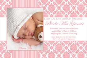 Girl Birth Announcements and Baby Thank You Photo Cards GA26-Photo cards, personalised photo cards, photocards, personalised photocards, baby cards, personalised baby cards, birth announcements, personalised birth announcements, christening invitations, personalised christening invitations, personalised invitations, personalised announcements, invitations, announcements, photo invitations, photo announcements, personalised photo invitations, personalised photo announcements, announcement cards, announcement photo cards, photo christening invitations, photo announcements, birthday invitations, personalised birthday invitations, photo birthday invitations, photocard birth announcements, photo card birth announcements, personalised photo card birth announcement, personalised photo birthday invitation, personalised invites, birth celebrations, personalised celebrations, personalised birth celebrations, baptism invitations, personalised baptism invitations, personalised photo baptism invitations, pregnancy announcements, pregnancy announcement cards,  pregnancy cards, personalised pregnancy announcements, personalised pregnancy announcement cards, personalised pregnancy cards, baby shower invitations, personalised baby shower invitations, engagement invitations, personalised engagement invitations, photo engagement invitations, personalised photo engagement invitations, engagement photo cards, save the date cards, personalised save the date cards, photo save the date cards, wedding thank-you cards, personalised wedding thank-you cards, wedding thank-you photo cards,