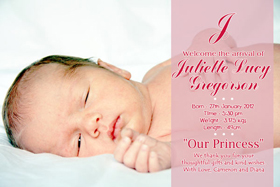 Girl Birth Announcements and Baby Thank You Photo Cards GA56-Photo cards, personalised photo cards, photocards, personalised photocards, baby cards, personalised baby cards, birth announcements, personalised birth announcements, christening invitations, personalised christening invitations, personalised invitations, personalised announcements, invitations, announcements, photo invitations, photo announcements, personalised photo invitations, personalised photo announcements, announcement cards, announcement photo cards, photo christening invitations, photo announcements, birthday invitations, personalised birthday invitations, photo birthday invitations, photocard birth announcements, photo card birth announcements, personalised photo card birth announcement, personalised photo birthday invitation, personalised invites, birth celebrations, personalised celebrations, personalised birth celebrations, baptism invitations, personalised baptism invitations, personalised photo baptism invitations, pregnancy announcements, pregnancy announcement cards,  pregnancy cards, personalised pregnancy announcements, personalised pregnancy announcement cards, personalised pregnancy cards, baby shower invitations, personalised baby shower invitations, engagement invitations, personalised engagement invitations, photo engagement invitations, personalised photo engagement invitations, engagement photo cards, save the date cards, personalised save the date cards, photo save the date cards, wedding thank-you cards, personalised wedding thank-you cards, wedding thank-you photo cards,