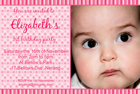 Girl Birthday Invitations and Thank you Photo Cards GB11-Photo cards, personalised photo cards, photocards, personalised photocards, personalised invitations, photo invitations, personalised photo invitations, invitation cards, invitation photo cards, photo invites, photocard birthday invites, photo card birth invites, personalised photo card birthday invitations, thank-you photo cards,