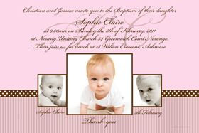 Girl Baptism, Christening and Naming Day Invitations and Thank You Photo Cards GC04-Photo cards, personalised photo cards, photocards, personalised photocards, personalised invitations, photo invitations, personalised photo invitations, invitation cards, invitation photo cards, photo invites, photocard birthday invites, photo card birth invites, personalised photo card birthday invitations, thank-you photo cards,occasion,