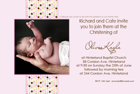 Girl Baptism, Christening and Naming Day Invitations and Thank You Photo Cards GC08-Photo cards, personalised photo cards, photocards, personalised photocards, personalised invitations, photo invitations, personalised photo invitations, invitation cards, invitation photo cards, photo invites, photocard birthday invites, photo card birth invites, personalised photo card birthday invitations, thank-you photo cards,