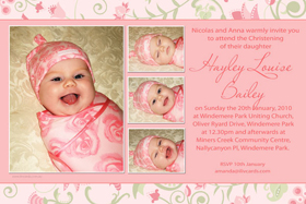 Girl Baptism, Christening and Naming Day Invitations and Thank You Photo Cards GC21-Photo cards, personalised photo cards, photocards, personalised photocards, personalised invitations, photo invitations, personalised photo invitations, invitation cards, invitation photo cards, photo invites, photocard birthday invites, photo card birth invites, personalised photo card birthday invitations, thank-you photo cards,