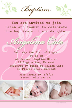 Girl Baptism, Christening and Naming Day Invitations and Thank You Photo Cards GC30-Photo cards, personalised photo cards, photocards, personalised photocards, personalised invitations, photo invitations, personalised photo invitations, invitation cards, invitation photo cards, photo invites, photocard birthday invites, photo card birth invites, personalised photo card birthday invitations, thank-you photo cards,