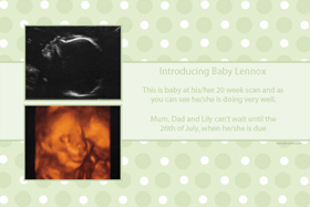 Pregnancy Announcements Photo Cards PA02-Photo cards, pregnancy announcements, pregnancy announcement cards, personalised cards, personalised photo cards, personalised pregnancy announcements