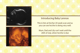 Pregnancy Announcements Photo Cards PA03-Photo cards, pregnancy announcements, pregnancy announcement cards, personalised cards, personalised photo cards, personalised pregnancy announcements