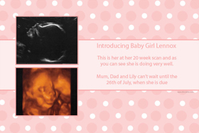 Pregnancy Announcements Photo Cards PA04-Photo cards, pregnancy announcements, pregnancy announcement cards, personalised cards, personalised photo cards, personalised pregnancy announcements