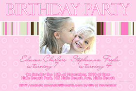 Sisters Photo Birthday Invitations and Thank you Cards SB15-Photo cards, personalised photo cards, photocards, personalised photocards, personalised invitations, photo invitations, personalised photo invitations, invitation cards, invitation photo cards, photo invites, photocard birthday invites, photo card birth invites, personalised photo card birthday invitations, thank-you photo cards,