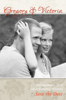 Wedding Save the Date Photo Cards SD04-