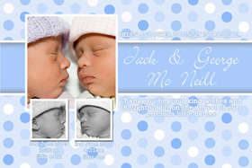 Twin Birth Announcements and Baby Thank You Photo Cards TA08-Photo cards, personalised photo cards, photocards, personalised photocards, baby cards, personalised baby cards, birth announcements, personalised birth announcements, christening invitations, personalised christening invitations, personalised invitations, personalised announcements, invitations, announcements, photo invitations, photo announcements, personalised photo invitations, personalised photo announcements, announcement cards, announcement photo cards, photo christening invitations, photo announcements, birthday invitations, personalised birthday invitations, photo birthday invitations, photocard birth announcements, photo card birth announcements, personalised photo card birth announcement, personalised photo birthday invitation, personalised invites, birth celebrations, personalised celebrations, personalised birth celebrations, baptism invitations, personalised baptism invitations, personalised photo baptism invitations, pregnancy announcements, pregnancy announcement cards,  pregnancy cards, personalised pregnancy announcements, personalised pregnancy announcement cards, personalised pregnancy cards, baby shower invitations, personalised baby shower invitations, engagement invitations, personalised engagement invitations, photo engagement invitations, personalised photo engagement invitations, engagement photo cards, save the date cards, personalised save the date cards, photo save the date cards, wedding thank-you cards, personalised wedding thank-you cards, wedding thank-you photo cards,