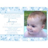 Boy Birthday Invitations and Thank you Photo Cards BB49-