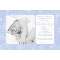 Boy Baptism, Christening and Naming Day Invitations and Thank You Photo Cards BC18-