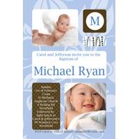 Boy Baptism, Christening and Naming Day Invitations and Thank You Photo Cards BC24-Photo cards, personalised photo cards, photocards, personalised photocards, personalised invitations, photo invitations, personalised photo invitations, invitation cards, invitation photo cards, photo invites, photocard birthday invites, photo card birth invites, personalised photo card birthday invitations, thankyou photo cards