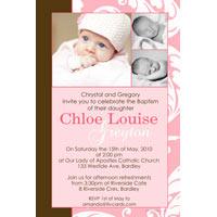 Girl Baptism, Christening and Naming Day Invitations and Thank You Photo Cards GC26-Photo cards, personalised photo cards, photocards, personalised photocards, personalised invitations, photo invitations, personalised photo invitations, invitation cards, invitation photo cards, photo invites, photocard birthday invites, photo card birth invites, personalised photo card birthday invitations, thank-you photo cards,