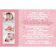 Girl Baptism, Christening and Naming Day Invitations and Thank You Photo Cards GC31-Photo cards, personalised photo cards, photocards, personalised photocards, personalised invitations, photo invitations, personalised photo invitations, invitation cards, invitation photo cards, photo invites, photocard birthday invites, photo card birth invites, personalised photo card birthday invitations, thank-you photo cards,