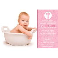 Girl Baptism, Christening and Naming Day Invitations and Thank You Photo Cards GC33-Photo cards, personalised photo cards, photocards, personalised photocards, personalised invitations, photo invitations, personalised photo invitations, invitation cards, invitation photo cards, photo invites, photocard birthday invites, photo card birth invites, personalised photo card birthday invitations, thank-you photo cards,
