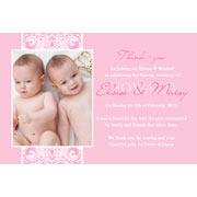 Girl Thank You Photo Cards for Baby, Baptism and Birthday GT18-Photo Cards, Photo invitations, Birth Announcements, Birth Announcement Cards, Christening Photo Invitations, Baptism Photo Invitations, Naming Day Photo Invitaitons, Birthday  Photo Invitations, Pregnancy Announcement Cards,Thankyou Photo Cards