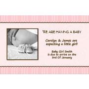 Pregnancy Announcements Photo Cards PA06-Photo cards, pregnancy announcements, pregnancy announcement cards, personalised cards, personalised photo cards, personalised pregnancy announcements