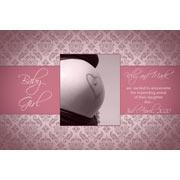 Pregnancy Announcements Photo Cards PA17-Photo cards, pregnancy announcements, pregnancy announcement cards, personalised cards, personalised photo cards, personalised pregnancy announcements