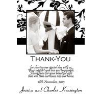 Wedding Thank You Photo Cards WT02-Photo Cards, Photo invitations, Birth Announcements, Birth Announcement Cards, Christening Photo Invitations, Baptism Photo Invitations, Naming Day Photo Invitaitons, Birthday  Photo Invitations, Pregnancy Announcement Cards,Thankyou Photo Cards