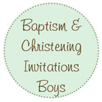 Boy Christening Invitationss